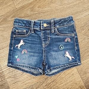 Jumping Beans toddler girls size 3T unicorn shorts